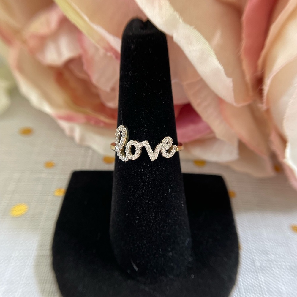 14K Gold "Love" Ring